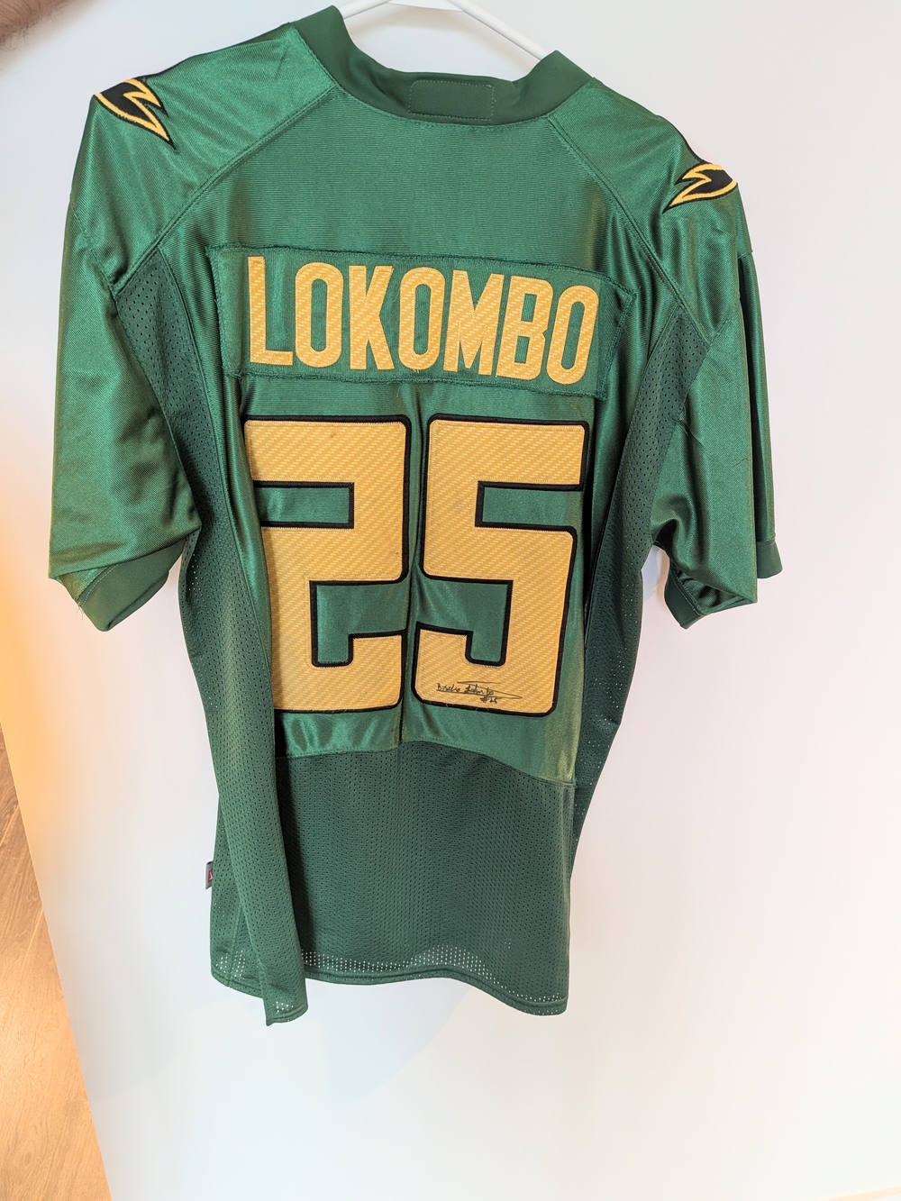 Oregon Ducks Lokombo #25 Signed Authentic Nike Jerseys 48